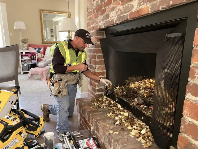 Safe screening installation by Fairfield Chimney Sweep in Fairfield, CT