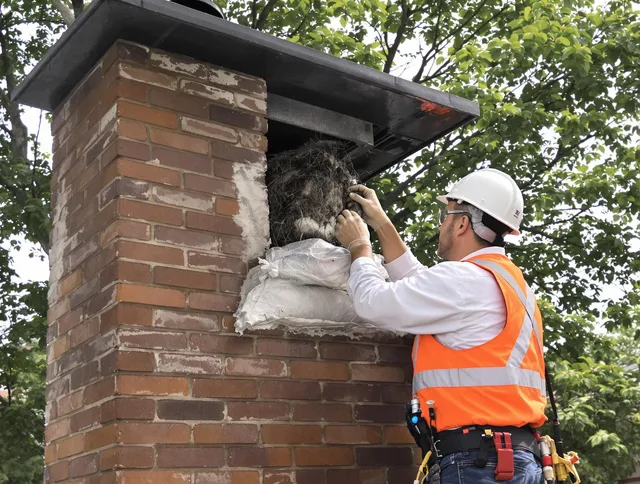 Humane removal of debris and animals by Fairfield Chimney Sweep in Fairfield, CT