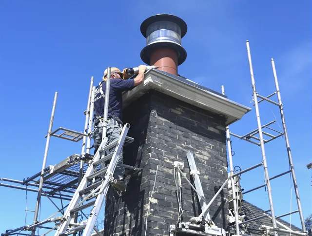 Sturdy chimney crown finished by Fairfield Chimney Sweep in Fairfield, CT