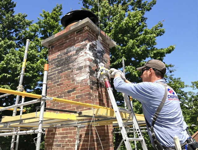 Structural chimney repair by Fairfield Chimney Sweep in Fairfield, CT